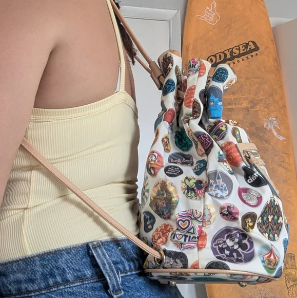 Disney x Dooney & Bourke Drawstring Backpack RARE - Picture 11 of 12